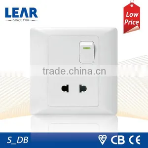 Hight Quality and Low Price Plastic Plate Electric Switch and Socket thumbnail-1