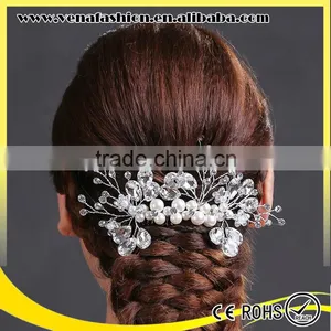 Wholesaler Crystal Rhinestone Manufacture of Hair Comb thumbnail-1