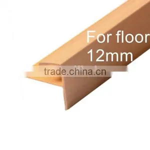 PVC Floor Edge Trims//PVC Stair Nosing Trim//laminate Stair Profile//PVC Stair Nosing Covered With PVC Wrapping thumbnail-1