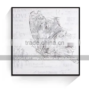 Modern Canvas Flower Oil Painting/ Single Oil Painting on Canvas thumbnail-1