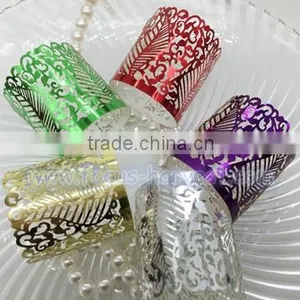 A811 Christmas Crafts Candle Wraps Laser Paper LED Light for Wedding Party Decoration Gift thumbnail-3