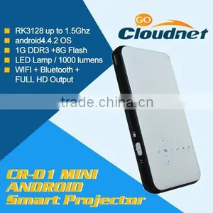 Cloudnetgo 1500 Lumens Kodi tv Projector Xbmc Installed Projector 720p High Definition Projector 4k Support thumbnail-1
