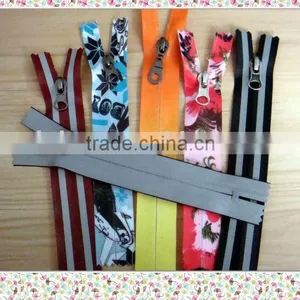 Colorful Printing and Reflect Zipper Made by Zipper Manufacturer thumbnail-1