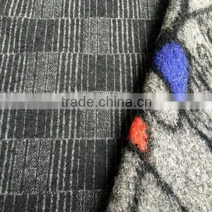 Polyester Acrylic Wool Blended Knitting Fabric With Holes Supplier thumbnail-5