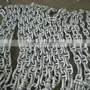 Hot Dipped Galvanized Stud Link Darg Chain thumbnail-1