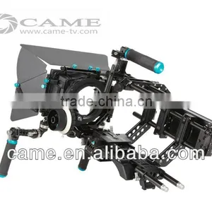 Wieldy DSLR Rig Mattebox Follow Focus Magic Arm Basepalte 5D3/ 5D2/ GH3 thumbnail-1