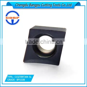 Carbide Turning Insert CCGT09T304-SL BPU10B for Aluminum Finishing thumbnail-4