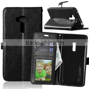 For ASUS Zenfone 3 ZE552KL 5.5 Inch Luxury Wallet Credit Card Book Style Flip Stand Leather Case Back Cover Leather thumbnail-1
