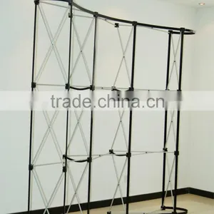 Easy Assembled Folding Spring Pop up Banner Stand, Trade Show Pop up Backdrop Wall thumbnail-3