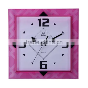 Pearl Square Colourful Wall Clock PW248 thumbnail-4