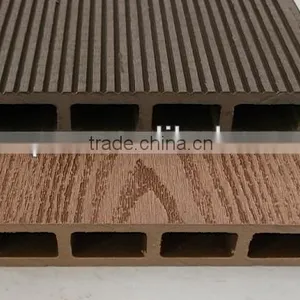 Hollow WPC Outdoor Flooring , Waterproof Plastic Floor thumbnail-4