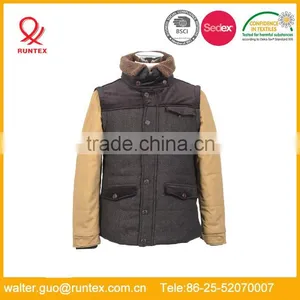 GSV SEDEX Factory Custom Wholesale Handmade Stuffed Cheap Fleece Hooded Jacket thumbnail-2