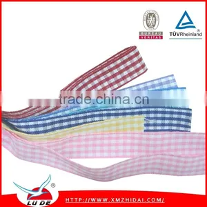 2015 Direct Factory Garment or Gift Packing Plaid Ribbon /tartan Ribbon thumbnail-6