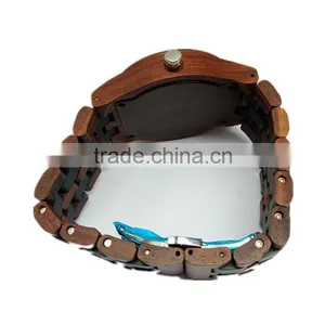 2016 Fashion Luxury Quartz Wooden Watches for Mens Wrist Watches thumbnail-4
