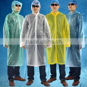 Cheap Disposable Rain Poncho With Ball/ Disposable Raincoat/ Rain Coat thumbnail-2