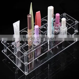 Lip Gloss Lipstick Shelf Storage Rack Acrylic Cosmetic Display Shelf thumbnail-3