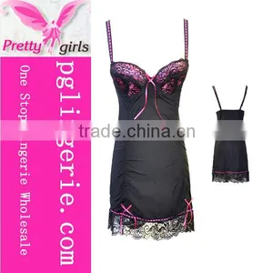 Good Quality Backless Sexy Strap Babydoll Lingerie thumbnail-1