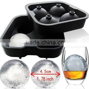 Ice Cream Tools Type and Stocked,Eco-Friendly Feature 4 Whiskey Ice Balls thumbnail-1