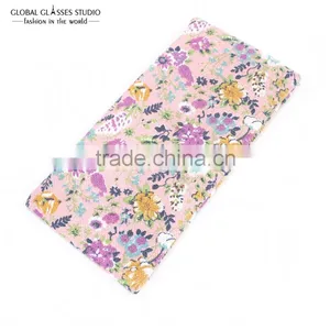New Hot Selling Soft Cloth Bag Sunglasses Glasses Pouches Black Red Flower Eyewear Accessories Mobile Phone Bag BDH08 thumbnail-1