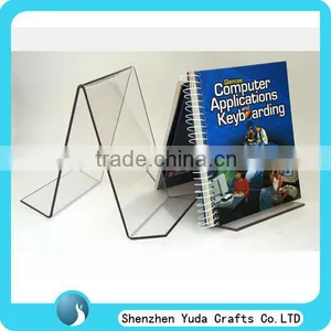 Double Sizes Clear Book Display Stand Acrylic Books Holder Book Acrylic Stand thumbnail-1