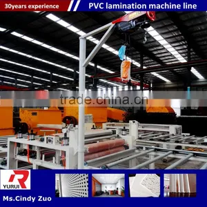 Pvc Gypsum Board Making Machine/pvc Laminated Gypsum Tiles Production Line thumbnail-4