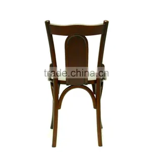 Best Price Vintage Square Back Armless French Style Dining Table and Chair thumbnail-4
