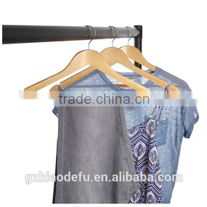Wooden Clothes Hanger Stand With Trouser Bar thumbnail-2