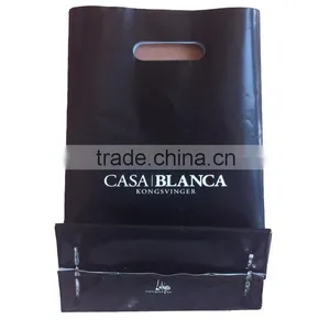 Soft Loop Handle Plasitc Bag With Square Bottom thumbnail-6