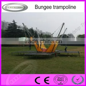 China Factory Hot Sell Inflatable Bungee Trampoline Sale thumbnail-1