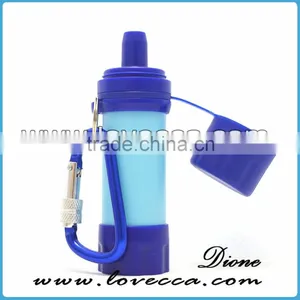 Outdoor Straw Wataer Filter Survival Water Filter With Compass and Survival Mirror thumbnail-3