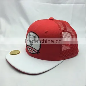Custom Design Your Own Logo 100%acrylic Bottle Opener Snapback Caps thumbnail-2