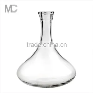 Wholesale Hand Blown Clear Single Glass Wine Decanters thumbnail-1