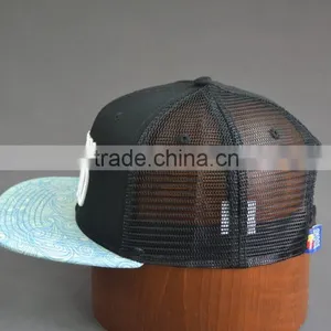 Custom Mesh Fabric 6-panel Cap With Embroidery Logo thumbnail-3