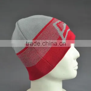 BSCI Audit Custom Winter Beanie Hat With Jacquard Logo thumbnail-6