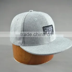 Custom Cheap Flat Brim Fitted Caps thumbnail-4
