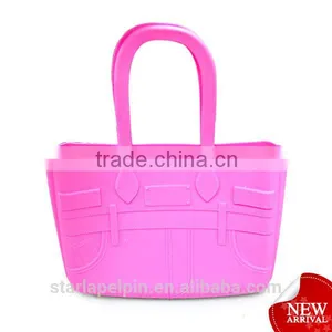 Popular Waterproof Fashion Women Silicone Beach Bag thumbnail-1