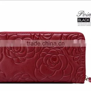 Custom Print Leather Wallet New Design Zipper Women Wallets With Card Slots thumbnail-2