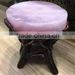 Fashion Rose Quartz Crystal Stool for Crafts,healing Stone thumbnail-5