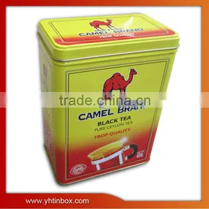 Hinged Coffee Tin Container thumbnail-1