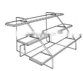 Acrylic Beveled Stair Display(Holder,stand for Bag,shoes) thumbnail-1