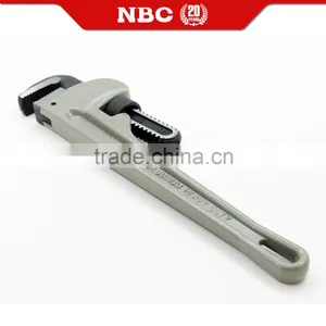 Adjustable Carbon Steel With Stright Handle Adjustable Heavy Duty Aluminum Pipe Wrench thumbnail-1