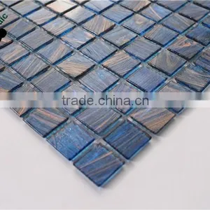 SMH10 Building Materials Mosaic Wholesale Columns Mosaic Goldline Glass Mosaic thumbnail-5