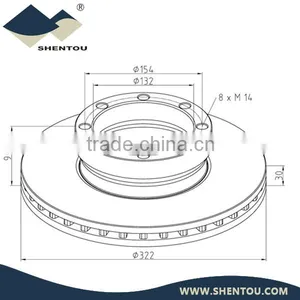 Volvo Brake Disc 6.774.686 thumbnail-1