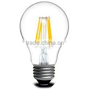 LED A60 E27 6W LED Filament Bulb 2700k Warm White thumbnail-1