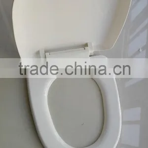 FG830PP- Lamosa Raised Flushable Toilet Seat Cover in White Bathroom Set thumbnail-2