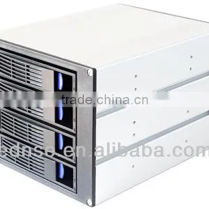 EDNSE 3U Network Storage Kit ED3004 4x3.5" SATA Hot Swap Into 3 x 5.25" Drive Bays Sata1/2/3 and Sas HDD Trays Hot-swap 6GB/s thumbnail-2