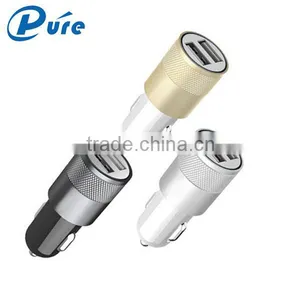 2016 Hot Sale Portable Car Battery Charger 5V/2.1A Output Electric Car Charger 2 Port USB for Smartphone thumbnail-2