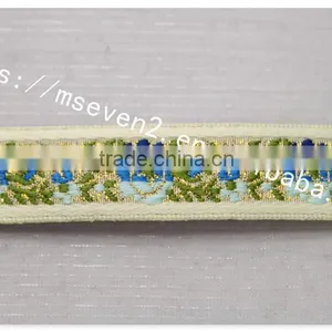 Fashion Design Flowers Jacquard 15mm Nylon Webbing Wholesale thumbnail-3