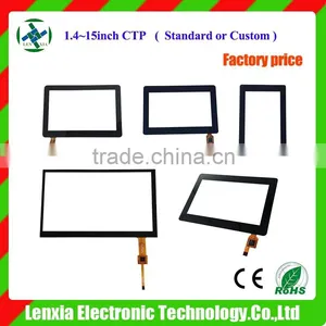 Standard or Custom 1.4'', 1.77'', 2'', 2.8'' ,3.5'', 4.3'', 5'', 7'', 10.1'' Capacitive Touch Screen Panel thumbnail-1