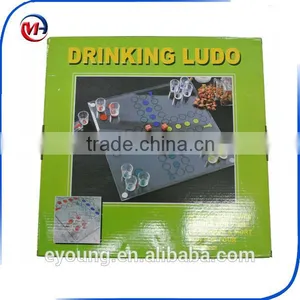 Hot Selling Drinking Ludo Board Chess Game Set thumbnail-1